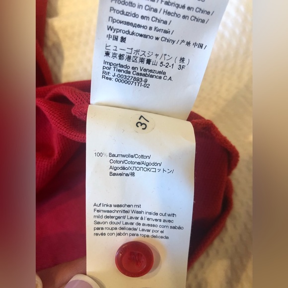 Boss by Hugo Boss Polo T-Shirt, size Medium, modern fit, stretch - Picture 8 of 9